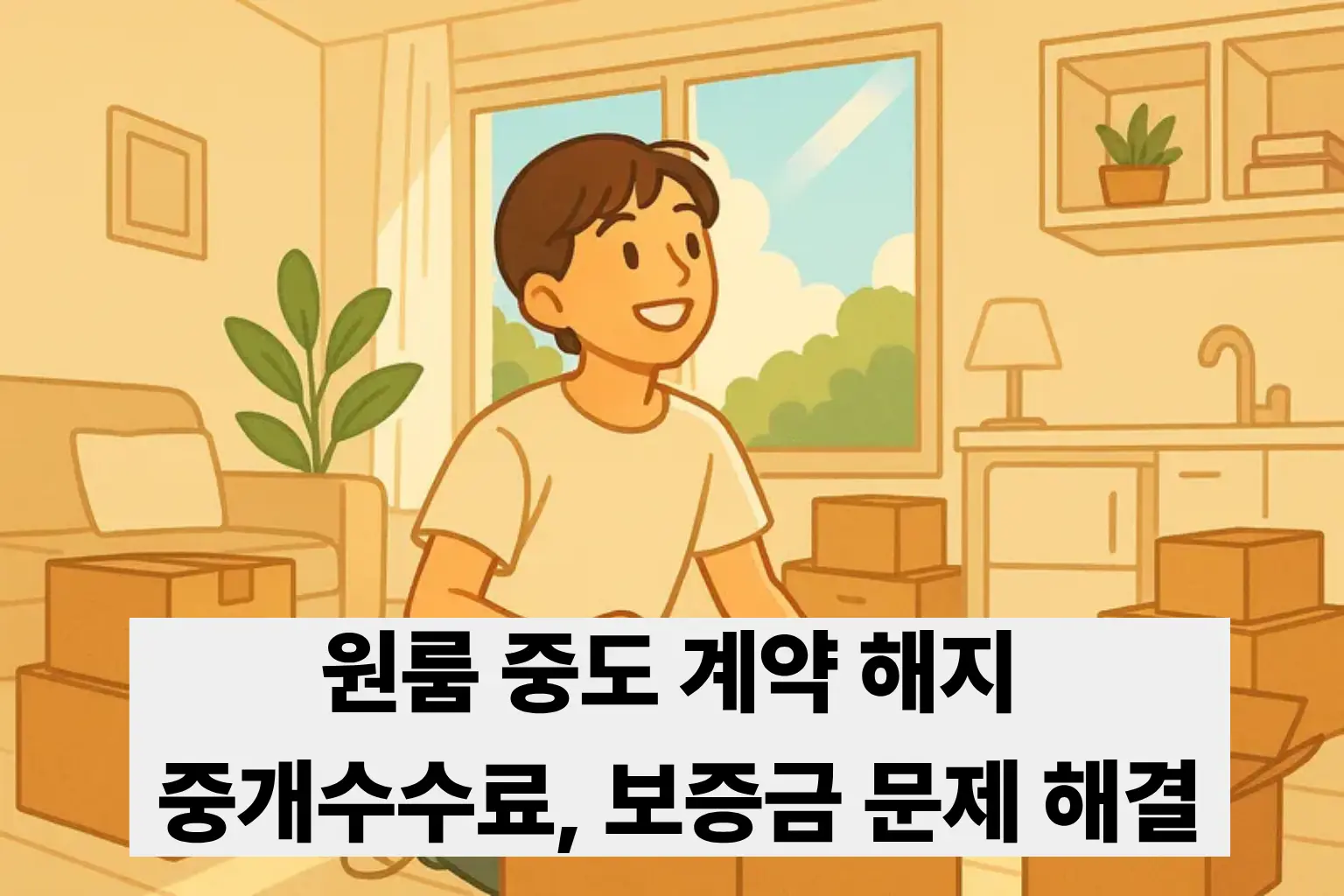 원룸 계약 중도해지 